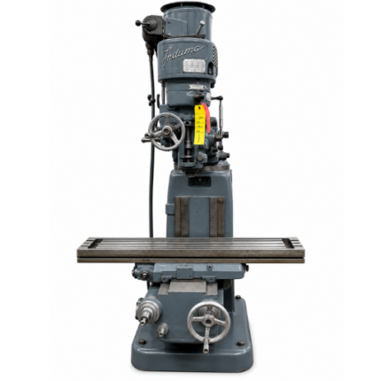 Induma vertical turret milling machine with T-slotted table