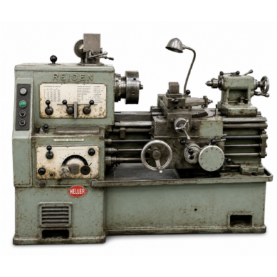 Reiden horizontal conventional metal lathe with 3-jaw chuck and tailstock