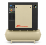 Ingersoll Rand R11 rotary screw compressor with Total Air System on a tank, front view