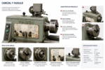 Annotated diagram of the Reiden lathe headstock, spindle and speed selector
